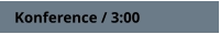 Konference / 3:00